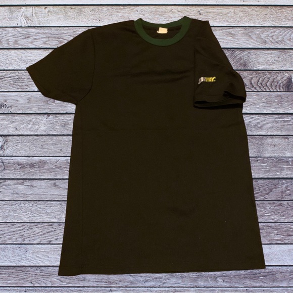 Subway Employee Shirt Halloween Costume Green Black Wendy’s McDonalds - Picture 5 of 5